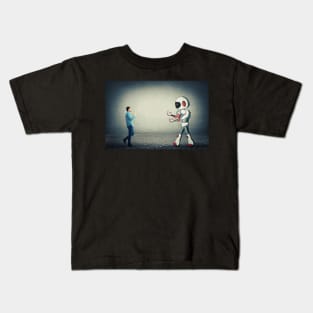 human vs robot Kids T-Shirt